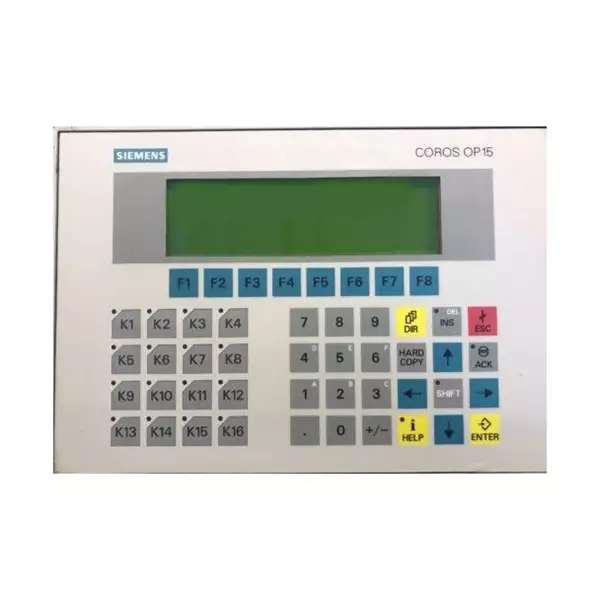 PANNELLI OPERATORE / HMI SIEMENS 6AV3 515-1MA20-1AA0 OP15/C1