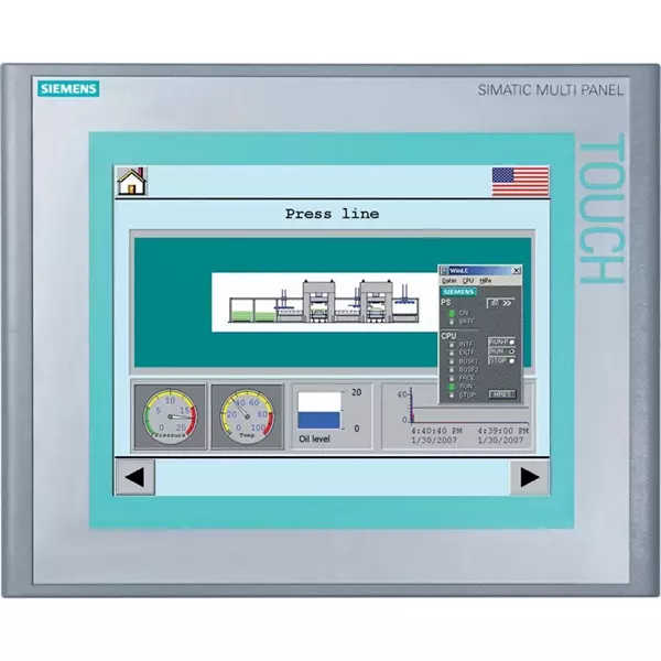 PANNELLI OPERATORE / HMI SIEMENS 6AV6643-0CB01-1AX1 MP 277 8"